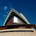 AUS NSW Sydney 2001JUL08 OperaHouse 009  Roof sections are held together by 350 kilometres (217 miles) of tensioned steel cable. : 1999 - Get In Get Out, No Mucking About Australian Trip, 2001, Australia, Date, July, Month, NSW, Opera House, Places, Sydney, Trips, Year