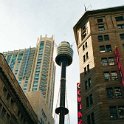 AUS NSW Sydney 2001JUL08 CentrepointTower 001  Standing at 305 meters (1000 feet), the  Centrepoint Tower  has the highest Observation Deck in the Southern Hemisphere. : 1999 - Get In Get Out, No Mucking About Australian Trip, 2001, Australia, Centrepoint Tower, Date, July, Month, NSW, Places, Sydney, Trips, Year