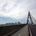 AUS NSW Sydney 2010SEPT25 ANZACBridge 012  The ANZAC Bridge has a main span of 345 metres (148 feet), and a total length of over 800 metres (2625 feet). : 2010 - No Doot Aboot It Eh! Tour, ANZAC Bridge, Australia, NSW, Places, Sydney, Trips