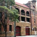 AUS NSW Sydney 2010SEPT25 DarlingHarbour 001  While parking in  Darling Harbour , we came across this operational  Pyrmont Fire Station , that took my eye because of the architecture. : 2010 - No Doot Aboot It Eh! Tour, Australia, Darling Harbour, NSW, Places, Sydney, Trips