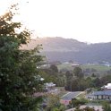 AUS NSW Terranora 2004MAY14 006  With the sun setting over the valley ..... : 2004, 2004 - The "Get Fluxed" Australian Tour, Australia, Date, May, Month, NSW, Places, Terranora, Trips, Year