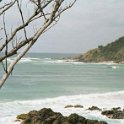 AUS NSW ThePass 2002OCT11 003  The Pass is a popular surf break for long boarders. It has shady picnic areas, boat ramp and lookout platform. : 2002, Australia, Date, Month, NSW, October, Places, The Pass, Year