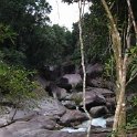 AUS QLD Babinda 2001JUL17 Boulders 007  The township of Babinda is only 7 kilometers (4 miles) away and it averages 4 meters (13 feet) of rainfall a year. : 2001, 2001 The "Gruesome Twosome" Australian Tour, Australia, Babinda, Boulders, Date, July, Month, Places, QLD, Trips, Year