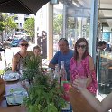 AUS QLD KirraBeach 2015JAN18 001  Beachside breakfast at Cafe Ambiente on Kirra Beach with "la Familia", before heading off to airport and on to Hobart for work. : 2015, 2015 - Tasmanian Travels, Australia, Date, January, Kirra Beach, Month, Places, QLD, Trips, Year