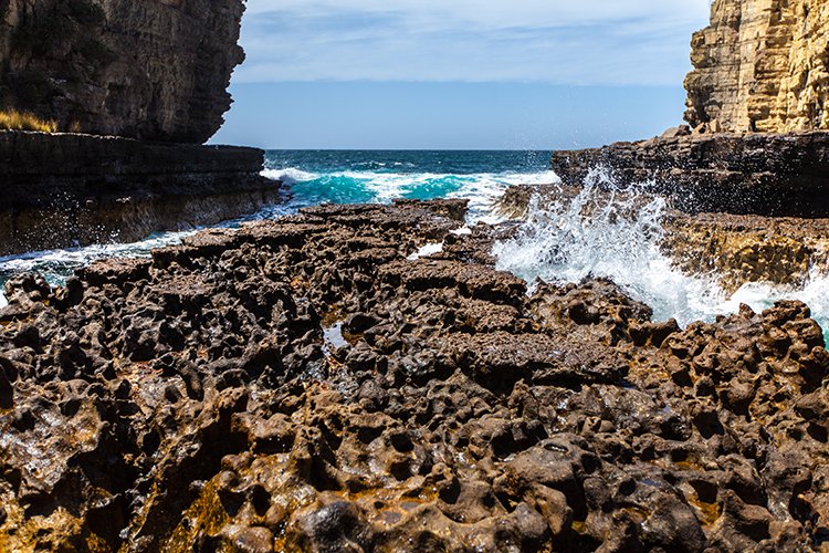 AUS TAS TasmanNP 2015JAN24 TheBlowhole 032