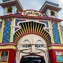 AUS VIC Melbourne 2017DEC28 LunaPark 002 : - DATE, - PLACES, - TRIPS, 10's, 2017, 2017 - More Miles Than Santa, Australia, Day, December, Luna Park, Melbourne, Month, Thursday, VIC, Year