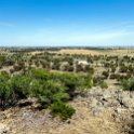 AUS VIC PyramidHill 2017DEC24 001    Pyramid Hill   is located about 145 miles ( 234 km's ) north of the   Victorian   state capital -   Melbourne  . The town gets its ' bleeding obvious ' name from the adjacent 614 foot ( 187 metre ) granite hill, that is the highest point for miles. : - DATE, - PLACES, - TRIPS, 10's, 2017, 2017 - More Miles Than Santa, Australia, Day, December, Month, Pyramid Hill, Sunday, VIC, Year