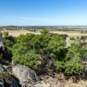 AUS VIC PyramidHill 2017DEC24 002    Karlie   and I started out climbing the   Pyramid Hill Golf Club   encircled hill to take in the views, that on a clear day like today, went on for miles in any direction you looked. : - DATE, - PLACES, - TRIPS, 10's, 2017, 2017 - More Miles Than Santa, Australia, Day, December, Month, Pyramid Hill, Sunday, VIC, Year